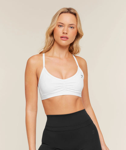 Ruched Strappy Bra